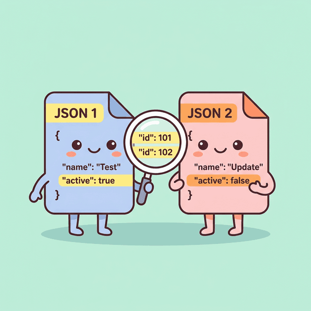 JSON 비교(Diff) 완벽 가이드